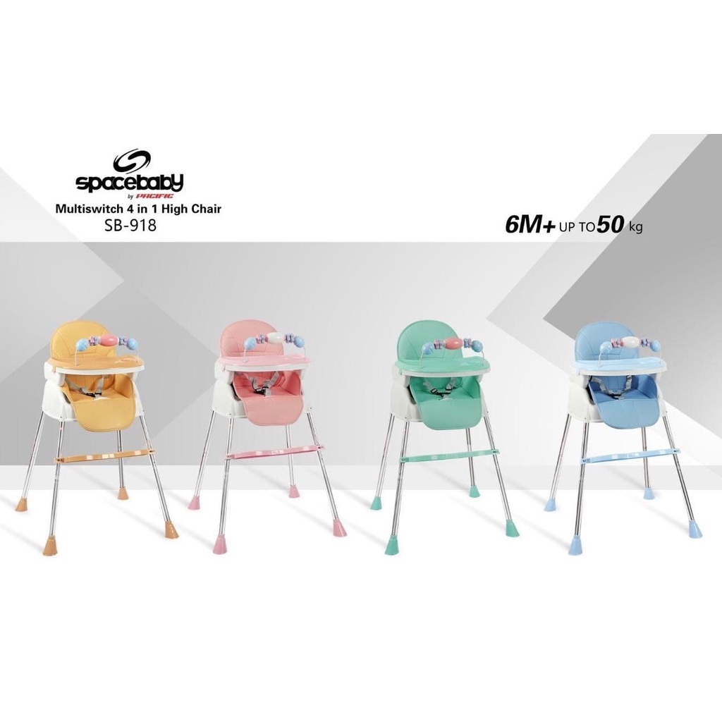 SpaceBaby Space Baby Seat Booster SB 518 SB917 SB918 SB919 Baby  High Chair Kursi Makan Bayi