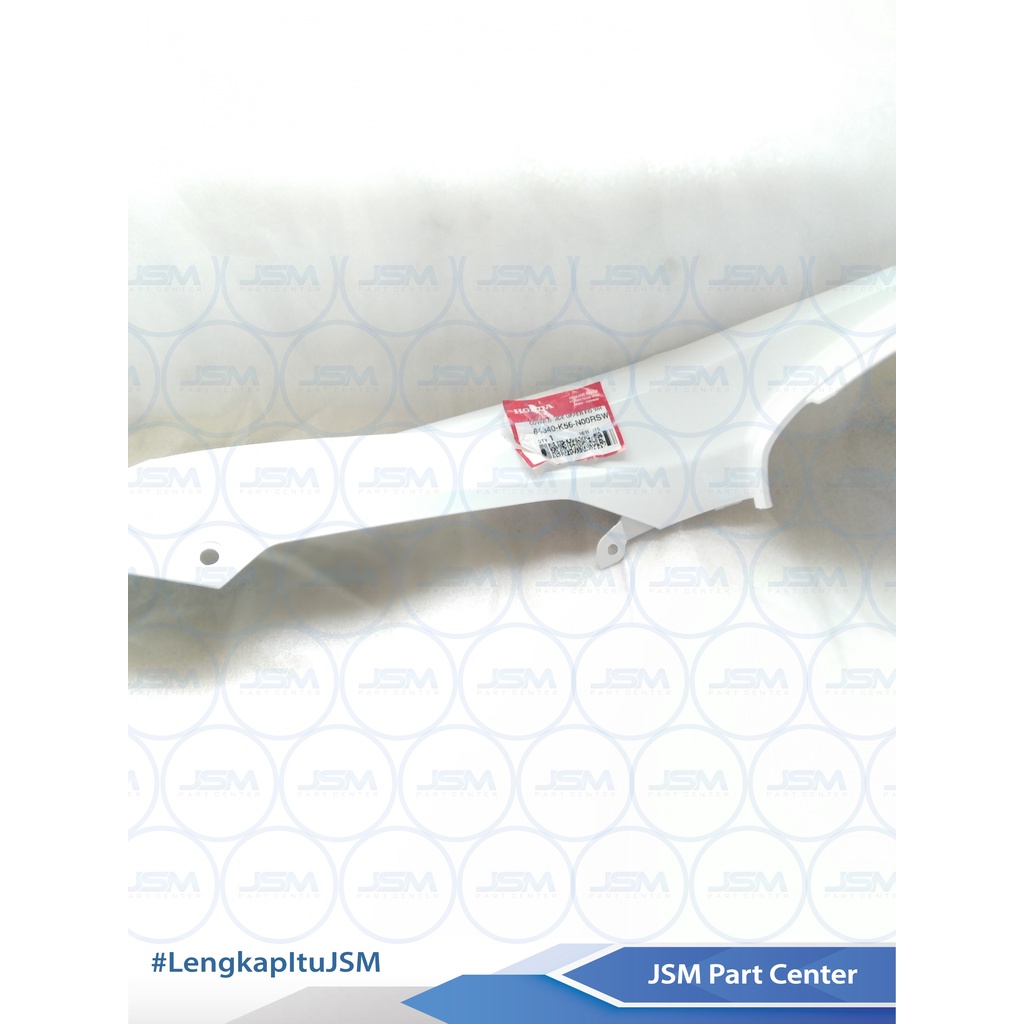 COVER BODY SONIC 150 PUTIH KANAN BAGIAN TENGAH COVEL R BODY HONDA SONIC150 64340-K56-N00RSW