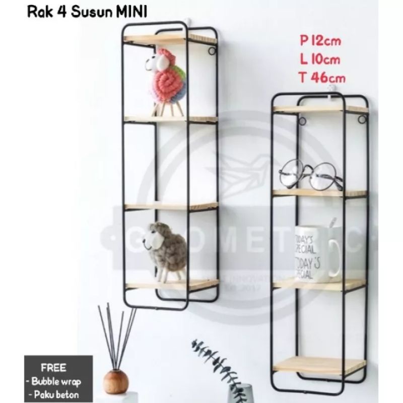 (RAK INDUSTRIAL) RAK SUSUN DINDING RAK MINIMALIS RAK GANTUNG RAK PAJANGAN HIASAN RUMAH HIASAN KAMAR RAK VINTAGE