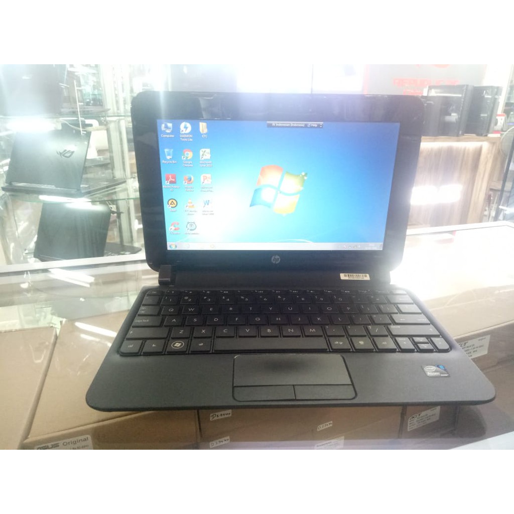 NOTEBOOK SECOND HP Mini 110-3555TU SIAP PAKAI BAGUS MULUS