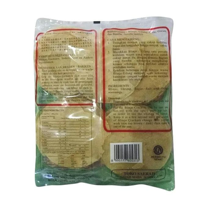 

Emping Ny Siok Belinjo Udang 200Gr
