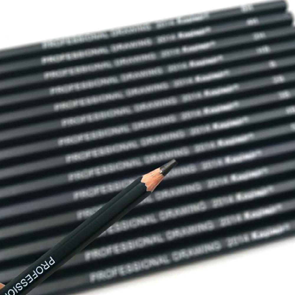Timekey 14pcs / Set Pensil HB 2B 6H 4H 2H 3B 4B 5B 6B 10B 12B 1B a B2Z3