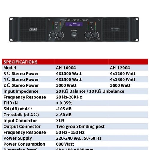 Power Wisdom AH-12004 AH12004 12004 ORIGINAL garansi resmi