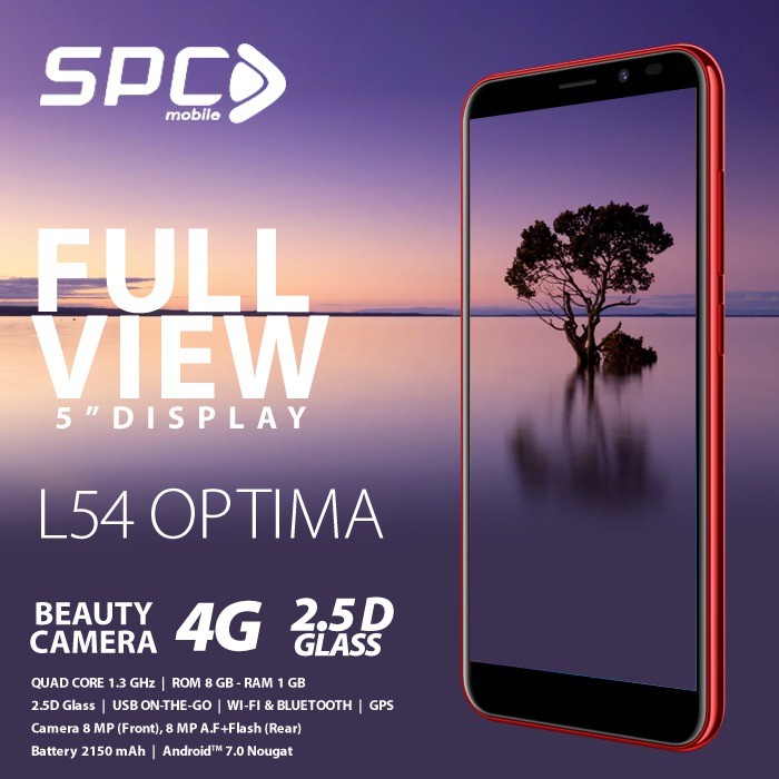 Hp android murah SPC L54 OPTIMA 4G LTE 1GB/8GB - Original - Garansi