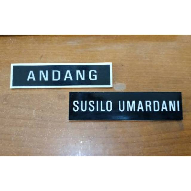 NAMETAG/NAMADADA PNS DLL SEHARI JADI NAMETAG GRAFIR MURAH