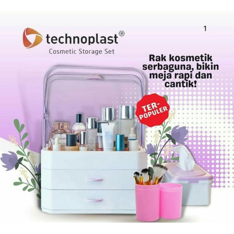rak kosmetik / cosmetik storage technoplast