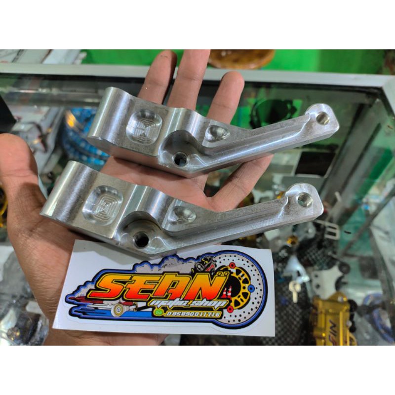 breket kaliper depan megapro gl tiger cb nissin/brembo 4piston