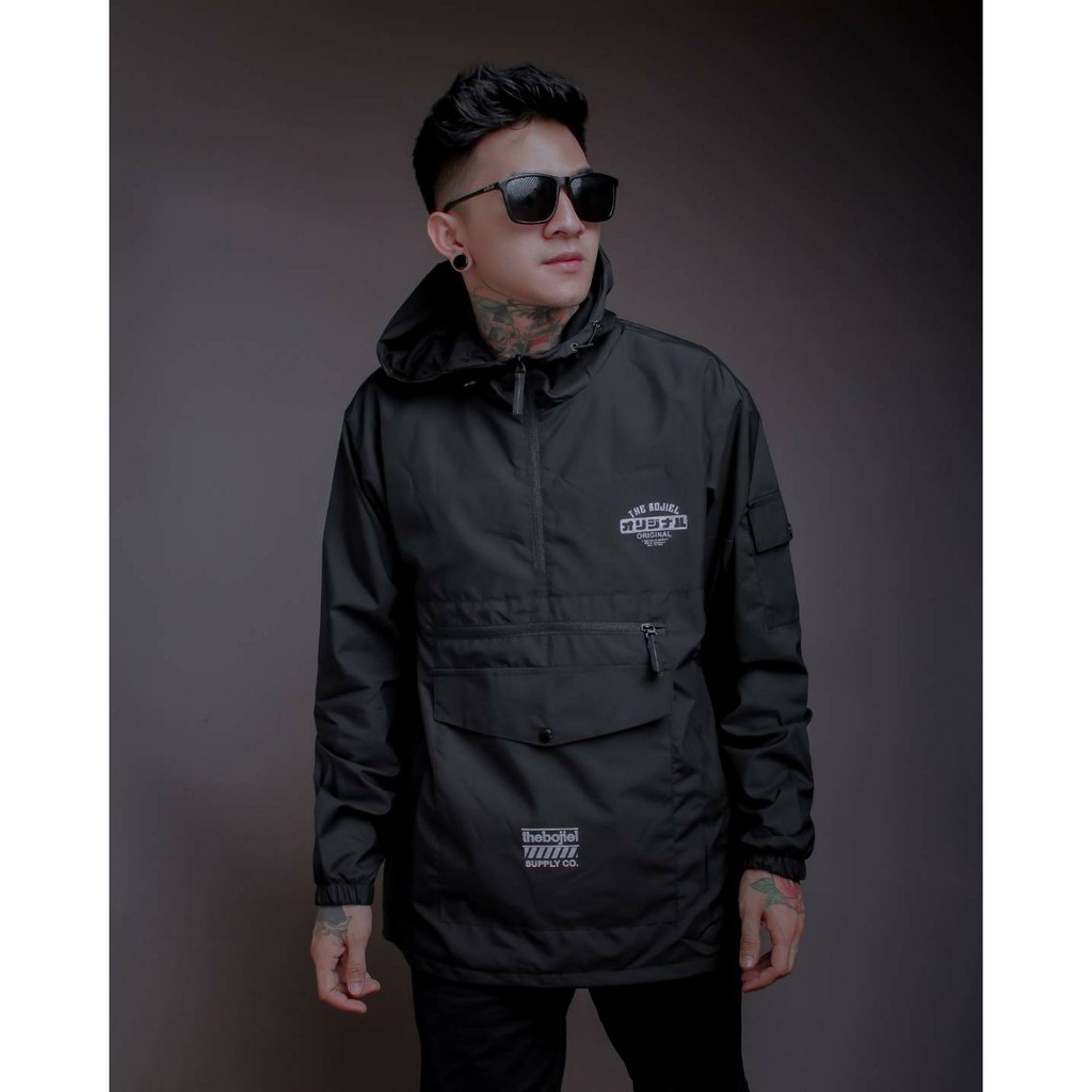 JAKET PRIA - JAKET CAGOULE 3D UNISEX - JAKET KANTONG DOREMON