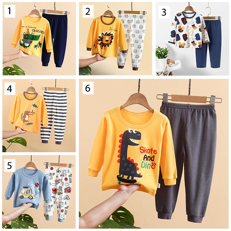 PREMIUM QUALITY Baju Bayi Kaos Anak Setelan Lengan Panjang Laki Perempuan COD Sweater Import Adem