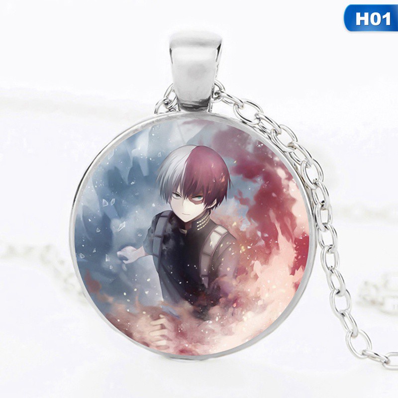 Fancyqube Anime Boku No My Hero Academia Necklace Pendant Girls Anime Jewelry Cosplay Gift