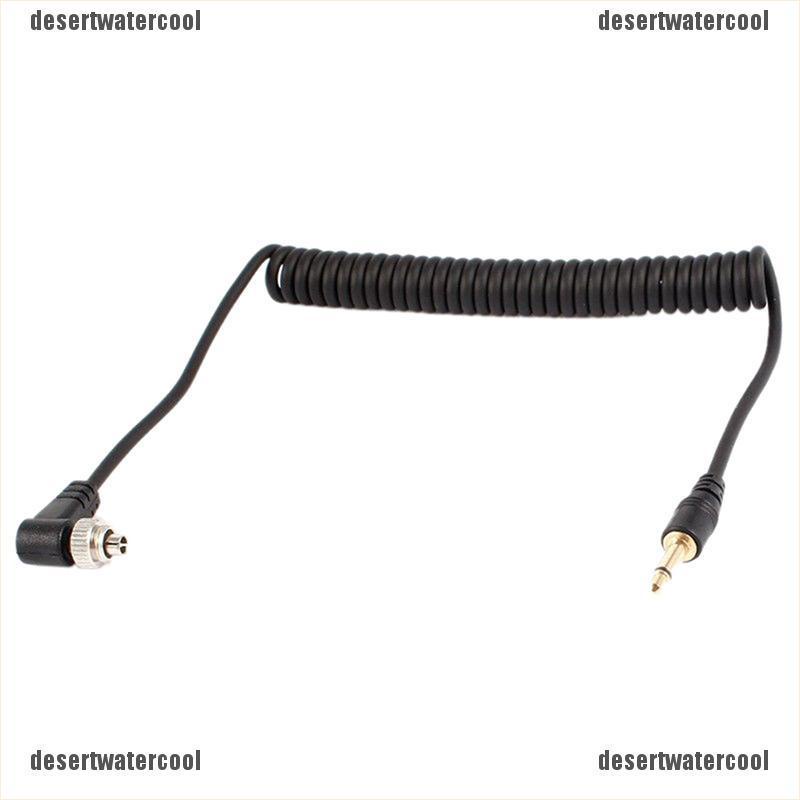 Deid Kabel Sync Flash PC 3.5mm Ke Male Untuk Trigger Lampu Studio