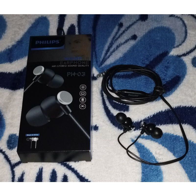 Handsfree Earphone Philips PH-03 Subwoofer Earphone