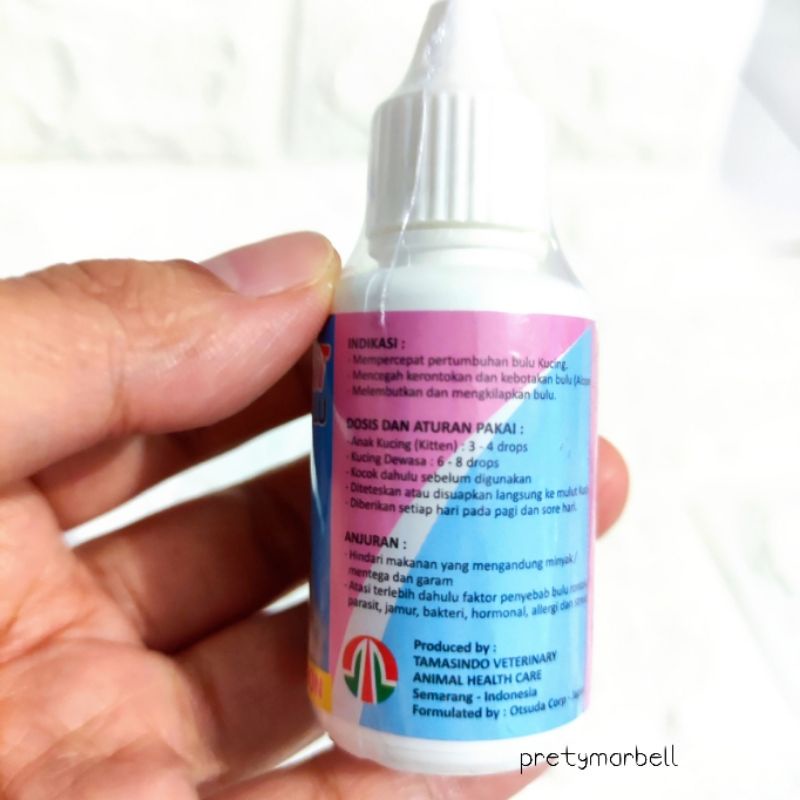 Nutri-Cat Drop 30ml Vitamin Penumbuh Bulu Kucing