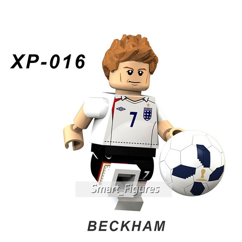 Kt1003 Mainan Balok Bangunan Mini Figure Neymar Beckham Qatar Modric Cavani Untuk Hadiah