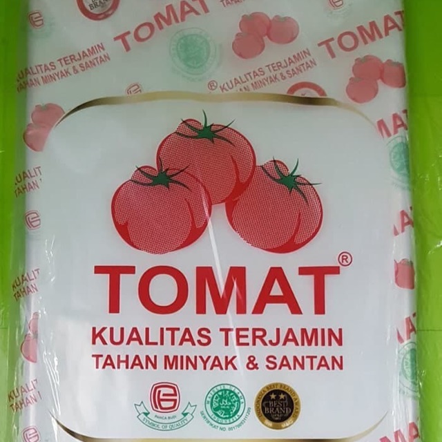 Plastik Es - Plastik Tomat 10 x 25 ( Prapatan panjang ) - Plastik Es - Food Grade