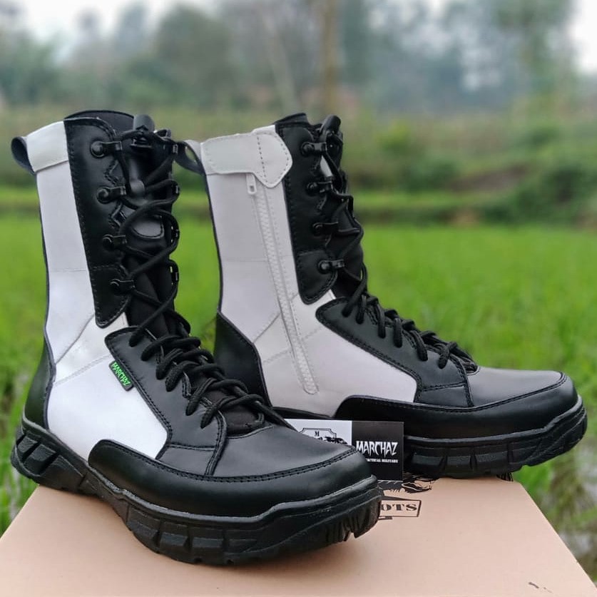 SEPATU PDL PROVOS TNI POLRI MARCHAZ KULIT SAPI ASLI SEPATU PDL PROVOS TNI POLRI SECURITY SATPAM