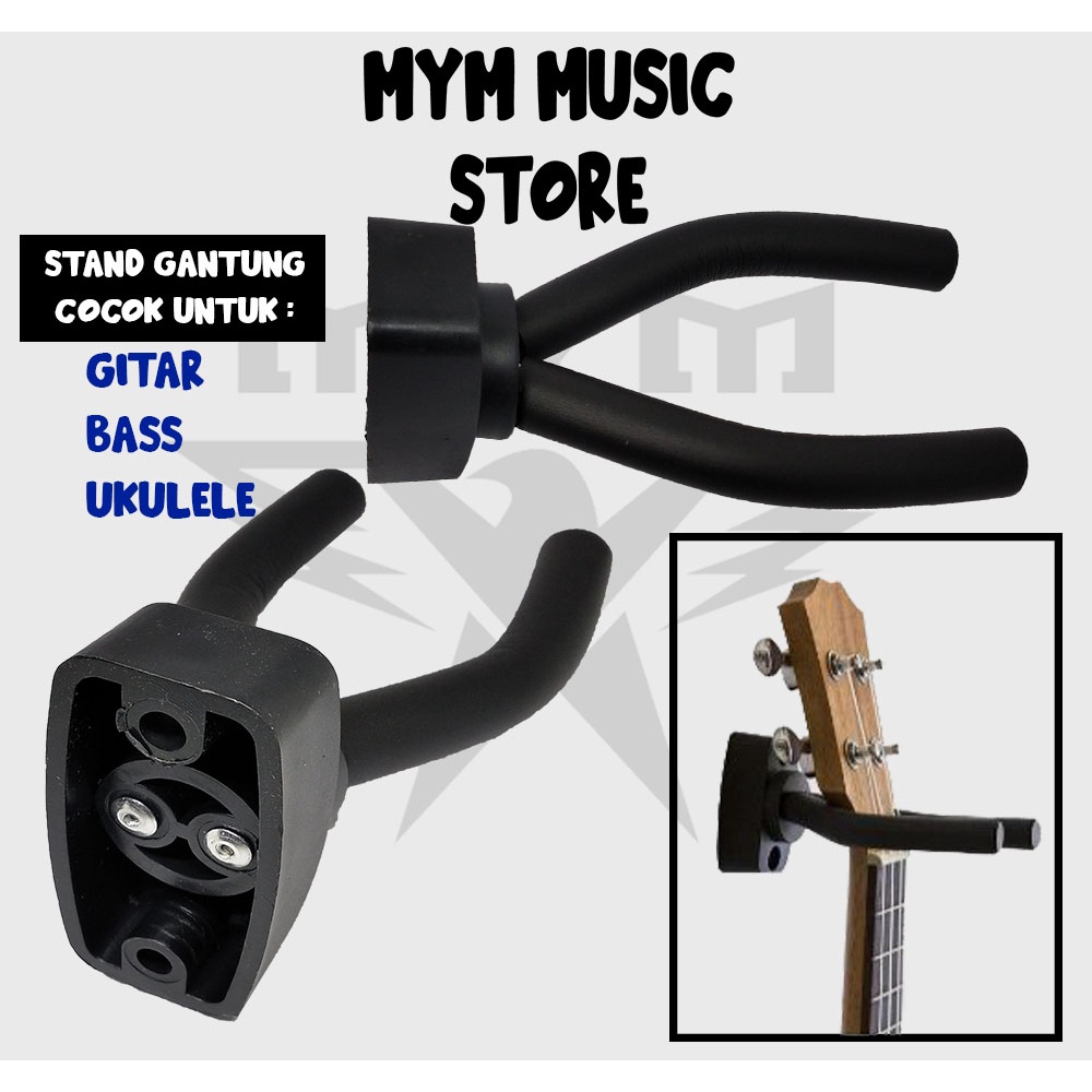 Stand gantung import gitar akustik/ukulele/gitarlele