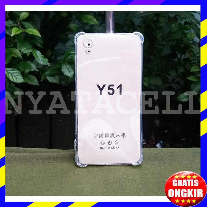 ACC HP SOFTCASE ANTICRACK VIVO Y51 Y51L SOFT HARD COVER CASING