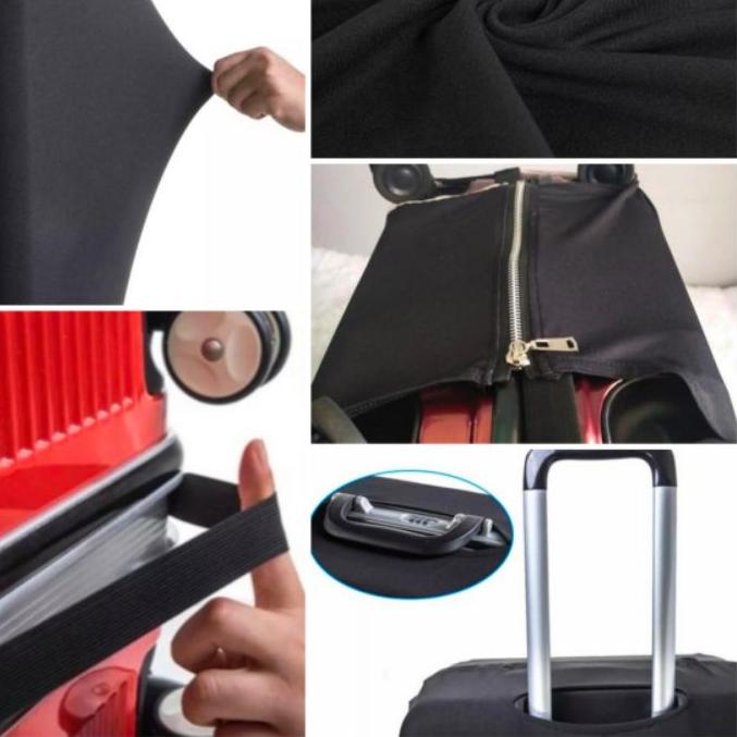 ✵ Sarung PELINDUNG koper motif ELASTIS/Cover koper stretch ☂