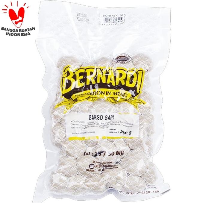 

MAKANAN BEKU / BERNARDI BAKSO SAPI KECIL 50 BJ NON COD