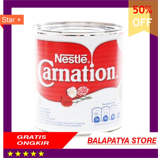 

40 OFF KHUSUS HARI INI !!! Susu Kental Manis Carnation ukuran 370 gram