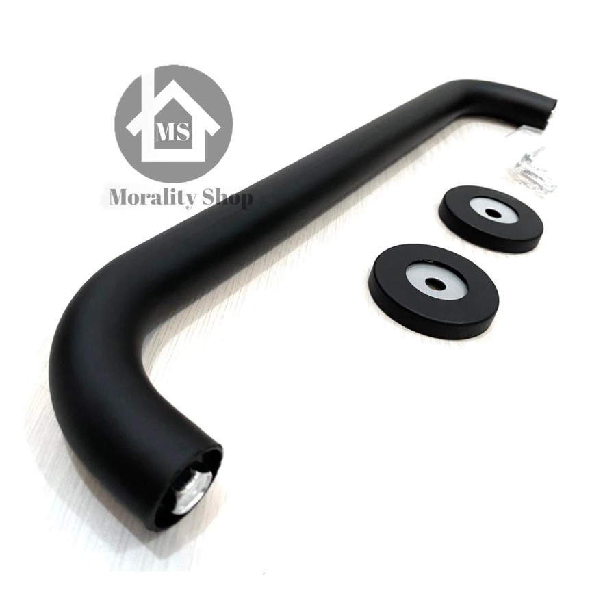 Grip Bar HITAM 40cm stainless 40HT-Handle bathtub grab bar black- f72