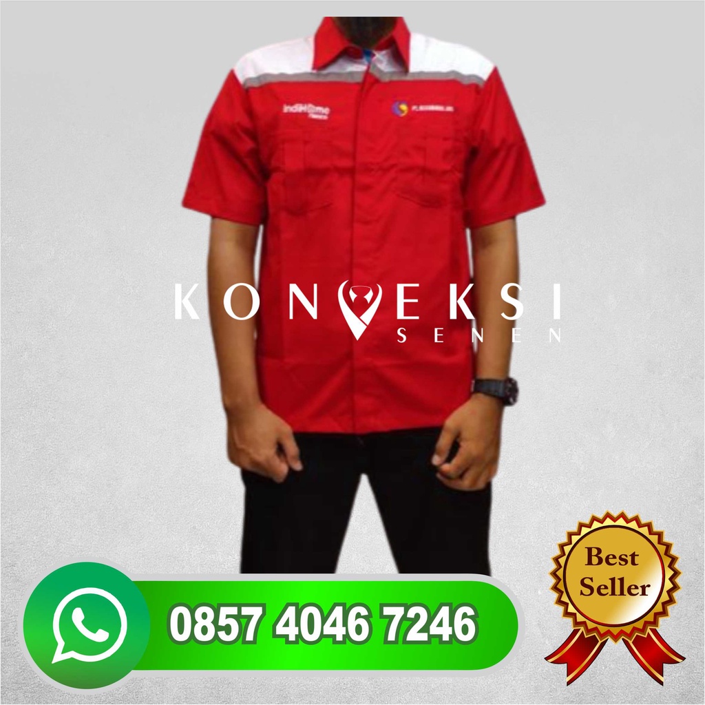 kemeja indhihome custom sesuai desain