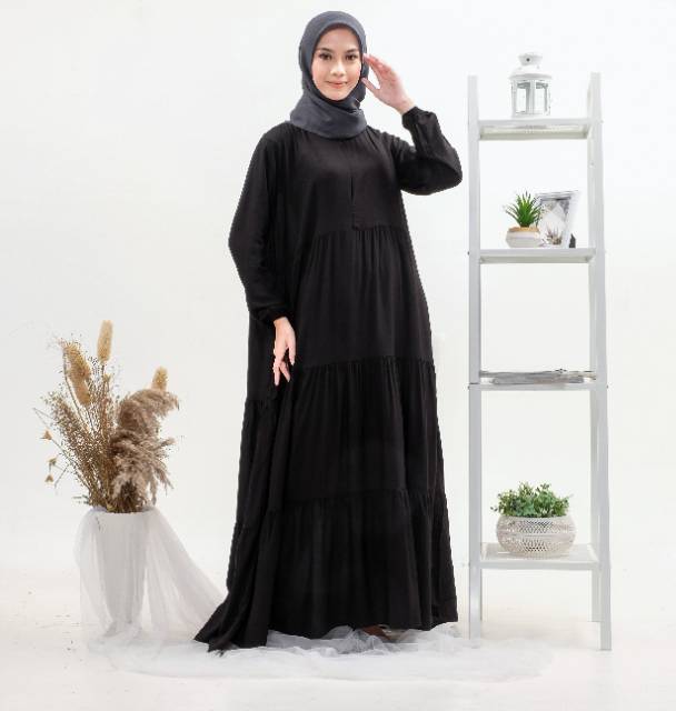 DRESS MUSLIM, baju wanita, baju gamis, dress, gamis, Baju gamis, fashion wanita, Flamming Dress