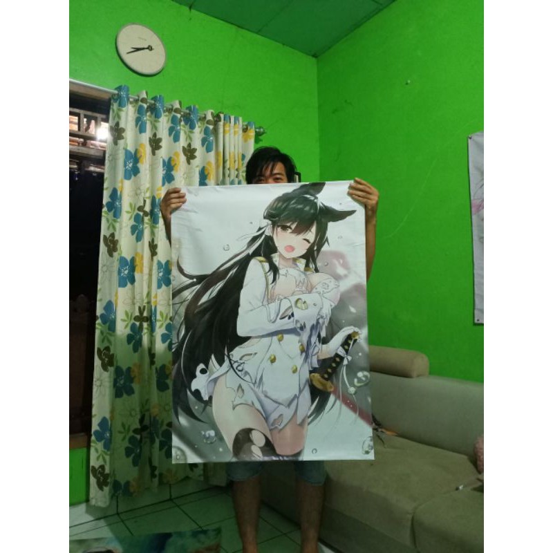 Poster game azur lane atago panjang 1 meter
