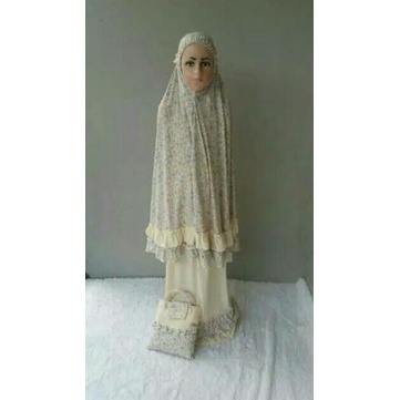 MUKENA ANAK SPANDEK SUTRA JERSEY CANTIKA