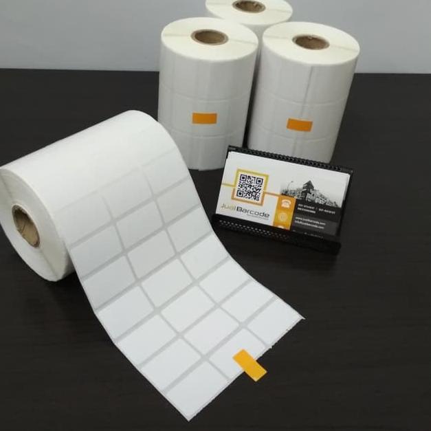 

Label Bare 33 x 19 mm - 33x19 mm - 33x19mm - 3 Line - Kertas Sticker Label Semicoated !!