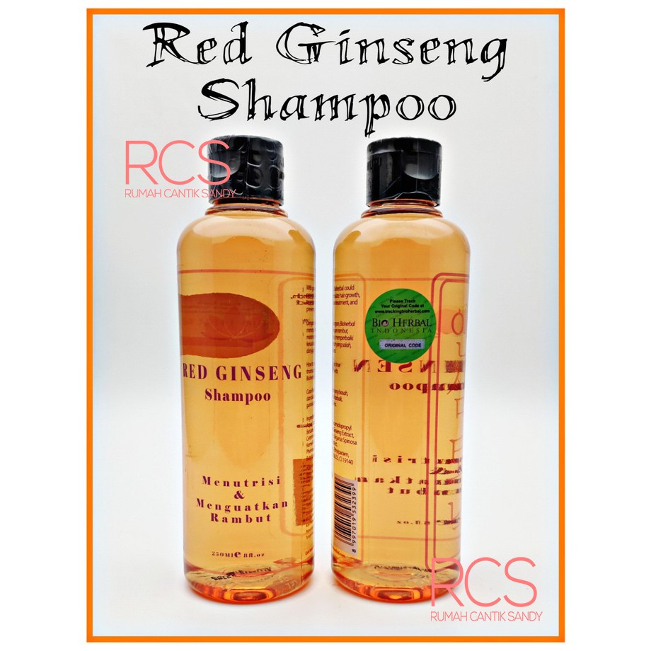 [BIOHERBAL] BIO HERBAL ~ RED GINSENG SHAMPOO ~ RED GINSENG SHAMPO