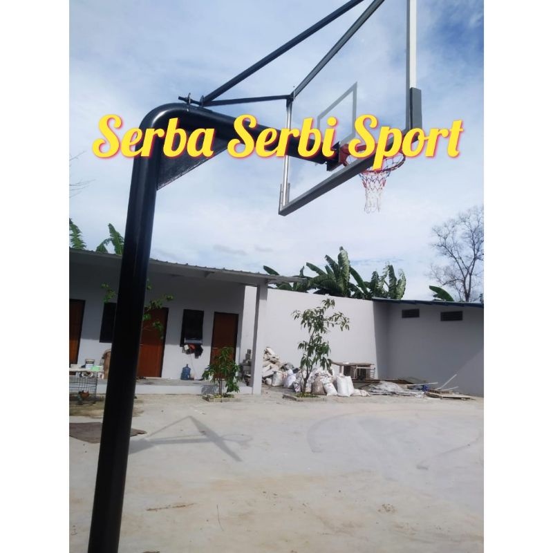 TIANG Basket Dewasa Model Tanam Murah + Ring Basket