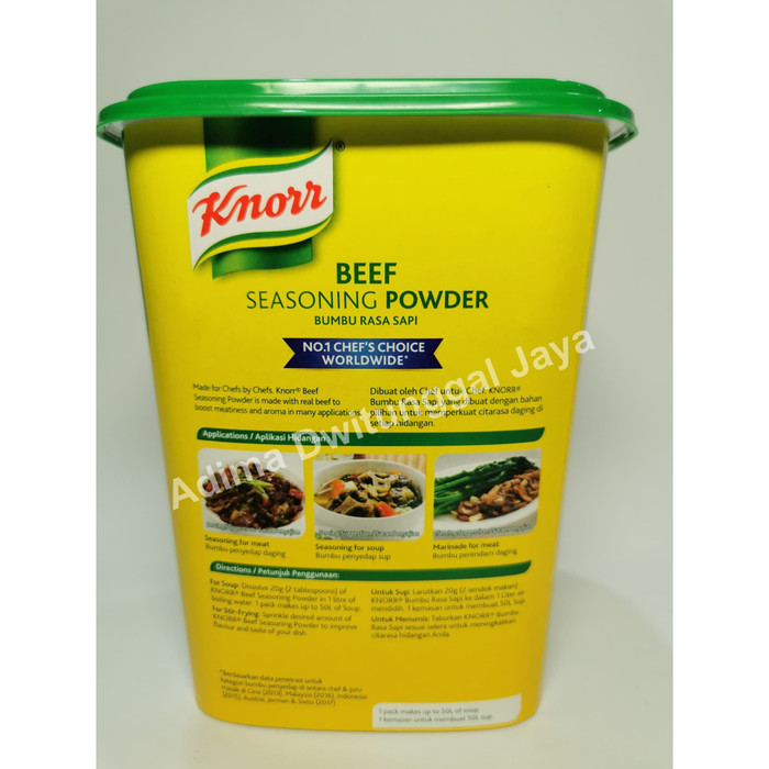 

Kualitas Terbaik - Beef Powder Knorr 1Kg / Bumbu Penyedap / Seasoning / Kaldu Sapi