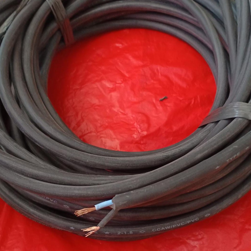 Kabel Listrik Serabut Kabel Serabut 2 x 1.5 mm dan 2 x 0.75 (Per Meter)