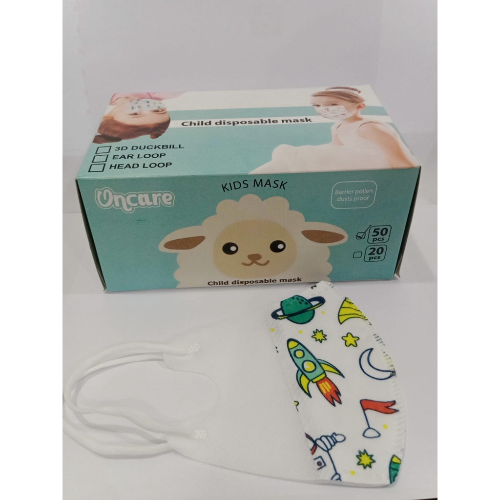 [MH] Duckbill Masker Anak Karakter Premium Isi 50Pcs