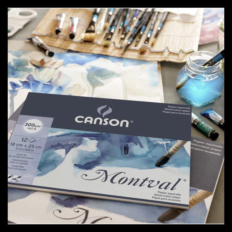 

Hot Product Canson Montval Watercolor Pad A4 - 300Gsm Buku Sketsa Cat Air Keren