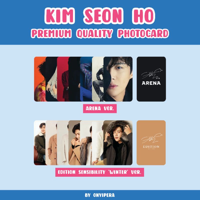PREMIUM QUALITY Photocard set Kim Seon Ho // PC Kim Seonho Arena Edition Sensibility Winter