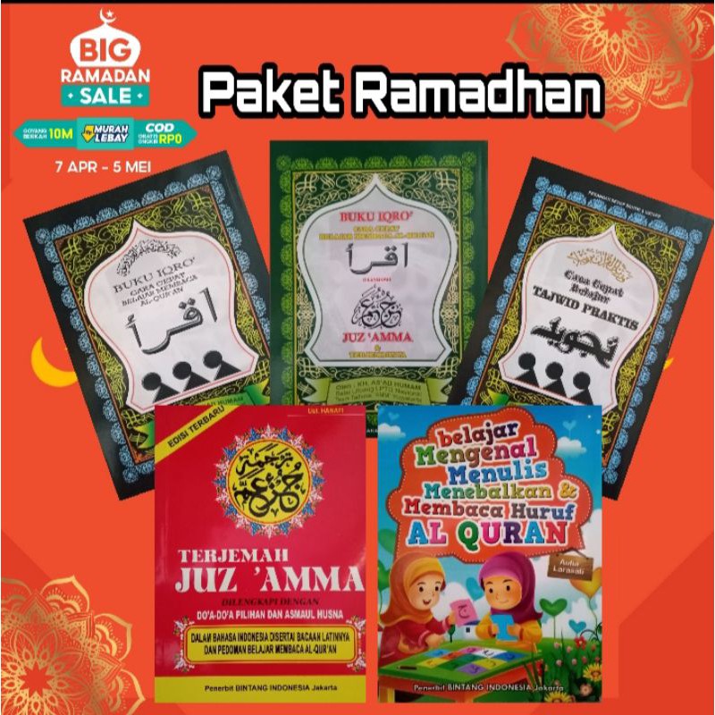 PROMO RAMADHAN..!! Paket 1 Set Isi 5 Buku