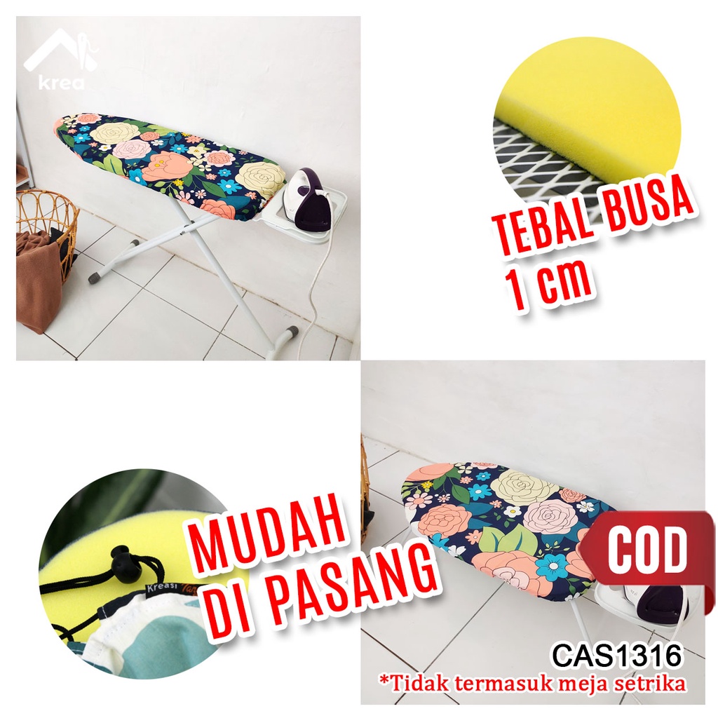 COVER/SARUNG MEJA SETRIKA BESAR DAN KECIL KRISBOW ( HANYA COVER/TANPA MEJA ) CAS1316