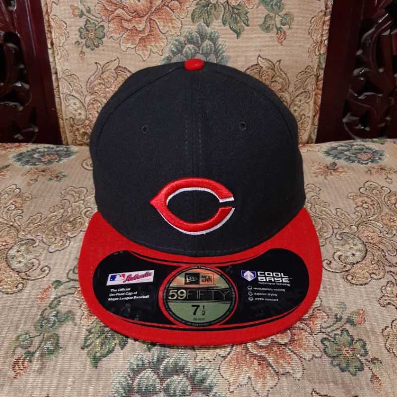 Topi Snapback New Era 59 Fifty MLB Cincinnati Reds Second Original