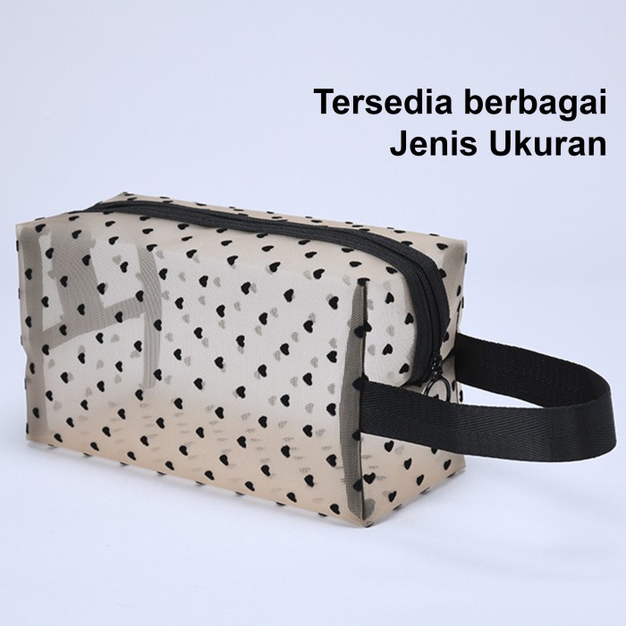 Tas Bag Kosmetik Portabel Pouch Kosmetik Tempat Make Up Import