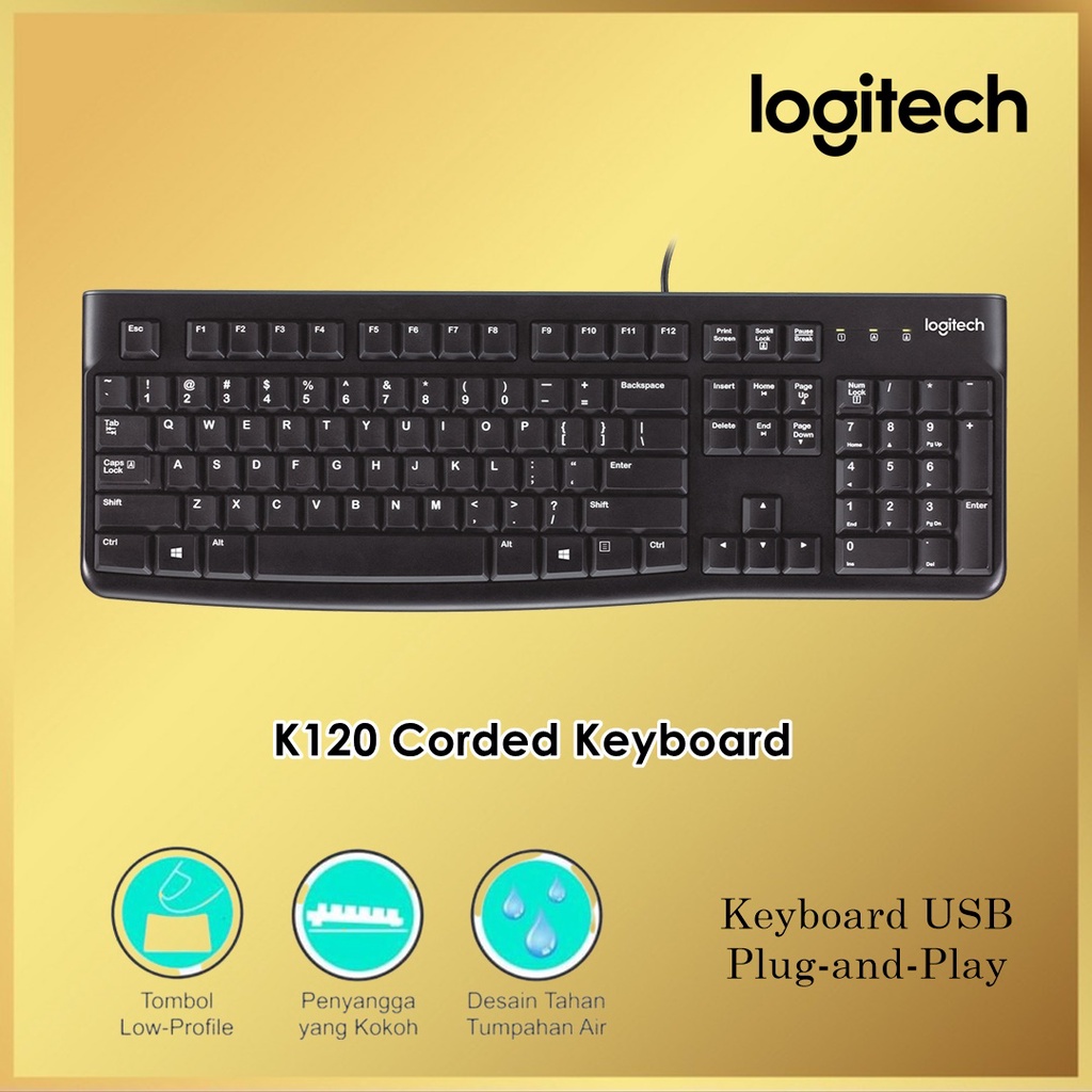 Logitech K120 USB Keyboard