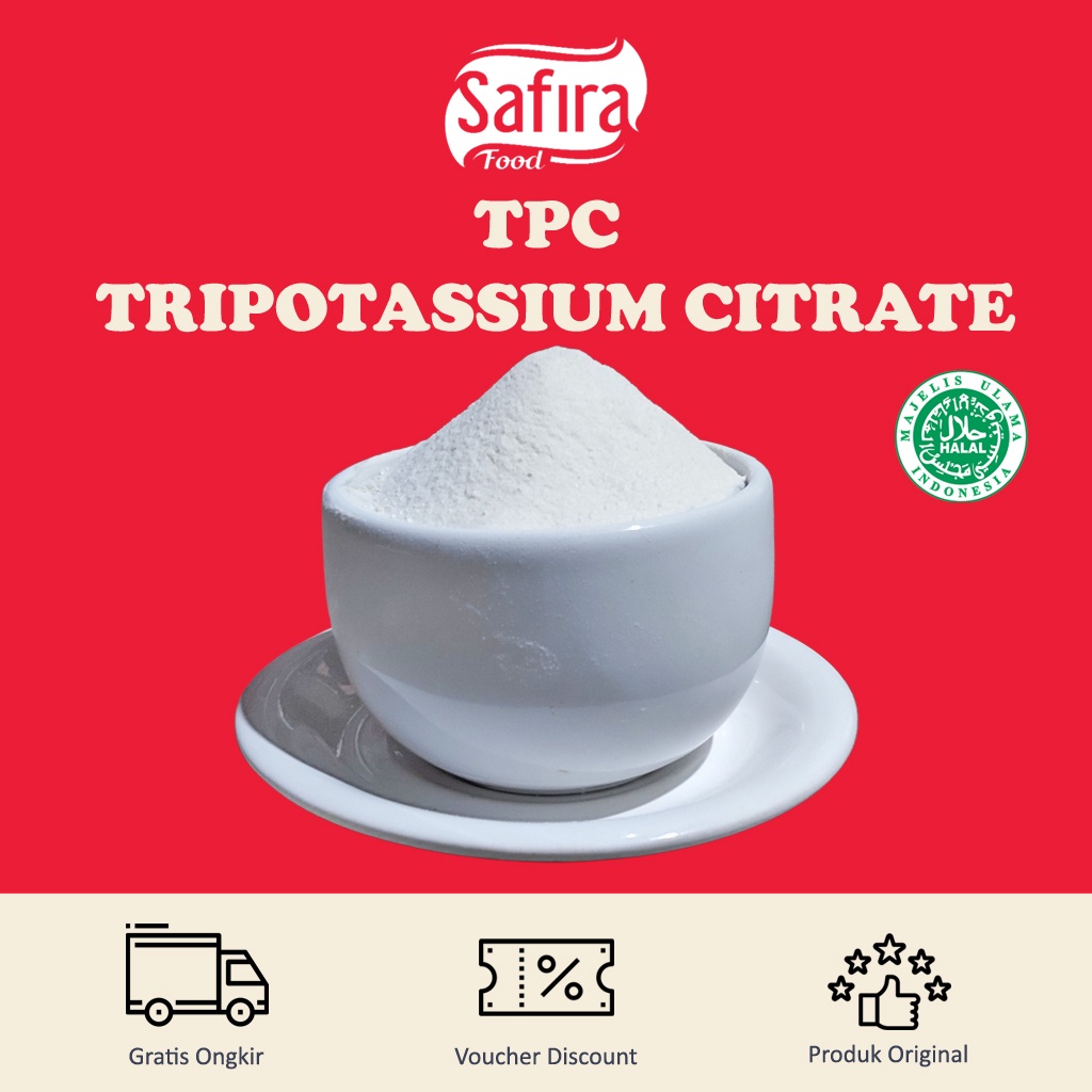 

Potassium Citrate Kemasan 1kg Halal dan Food Grade
