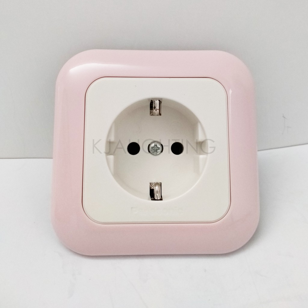 Panasonic Stop Kontak Pink WEJP 1131-7