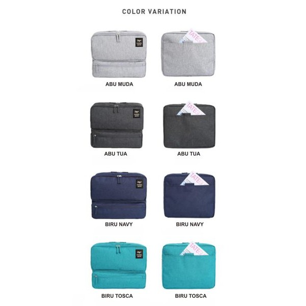 Tas Selempang Pria 370 Tas Travel Banyak Sekat Korean Office Organizer Bag