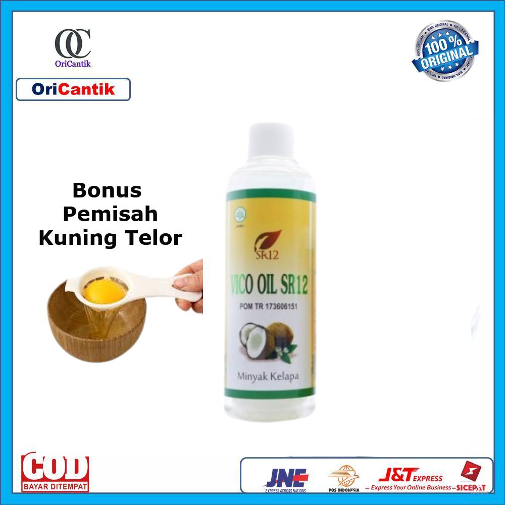 

Vico Oil SR12 250ml, Virgin Coconut Oil Original Asli Minyak kelapa Murni