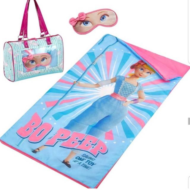 Toy Story 4 Bo Peep Deluxe Nap Mat With Purse And Eye Mask