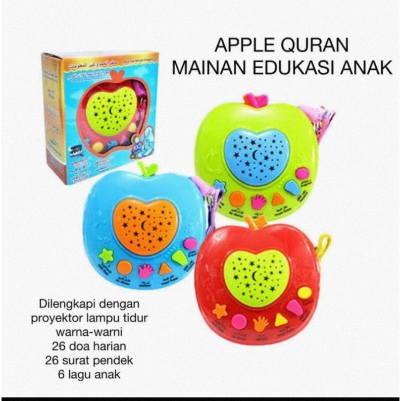 Mainan edukasi apple learning / apple qur'an full edukasi