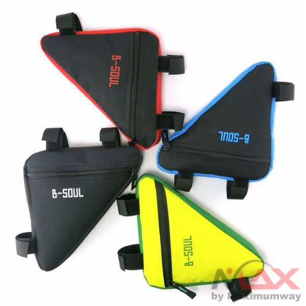 Tas Sepeda Segitiga anti air Nylon Waterproof frame sepeda aksesoris gunung universal MTB bike